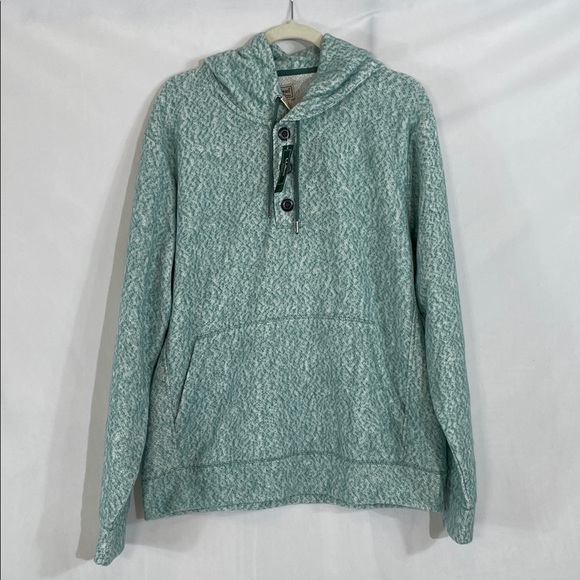 L.L. Bean Other - NWT L.L. Bean Fleece Henley Hoodie Size Large Super Soft And Cozy